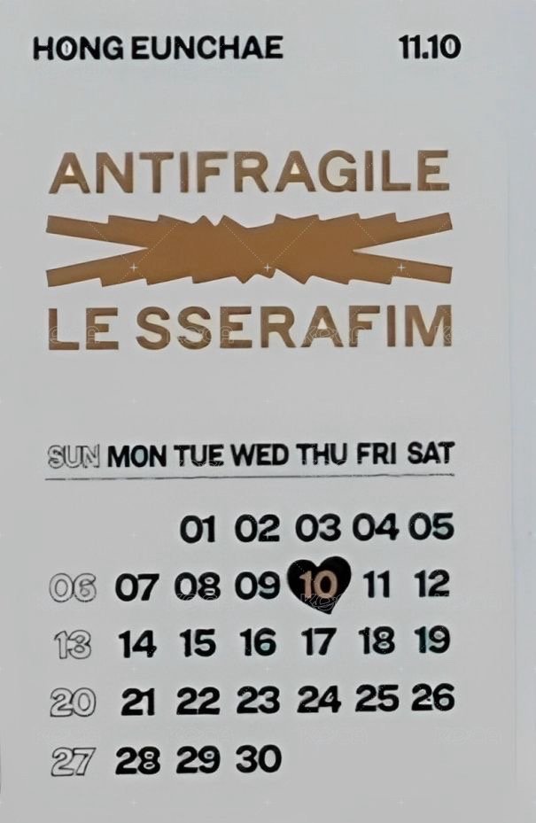 迷二 yes24 特典卡 生日卡背 背面