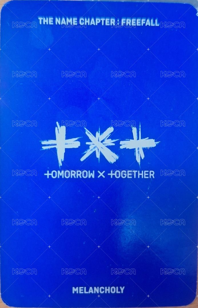 正三 專輯卡 Melancholy版 背面