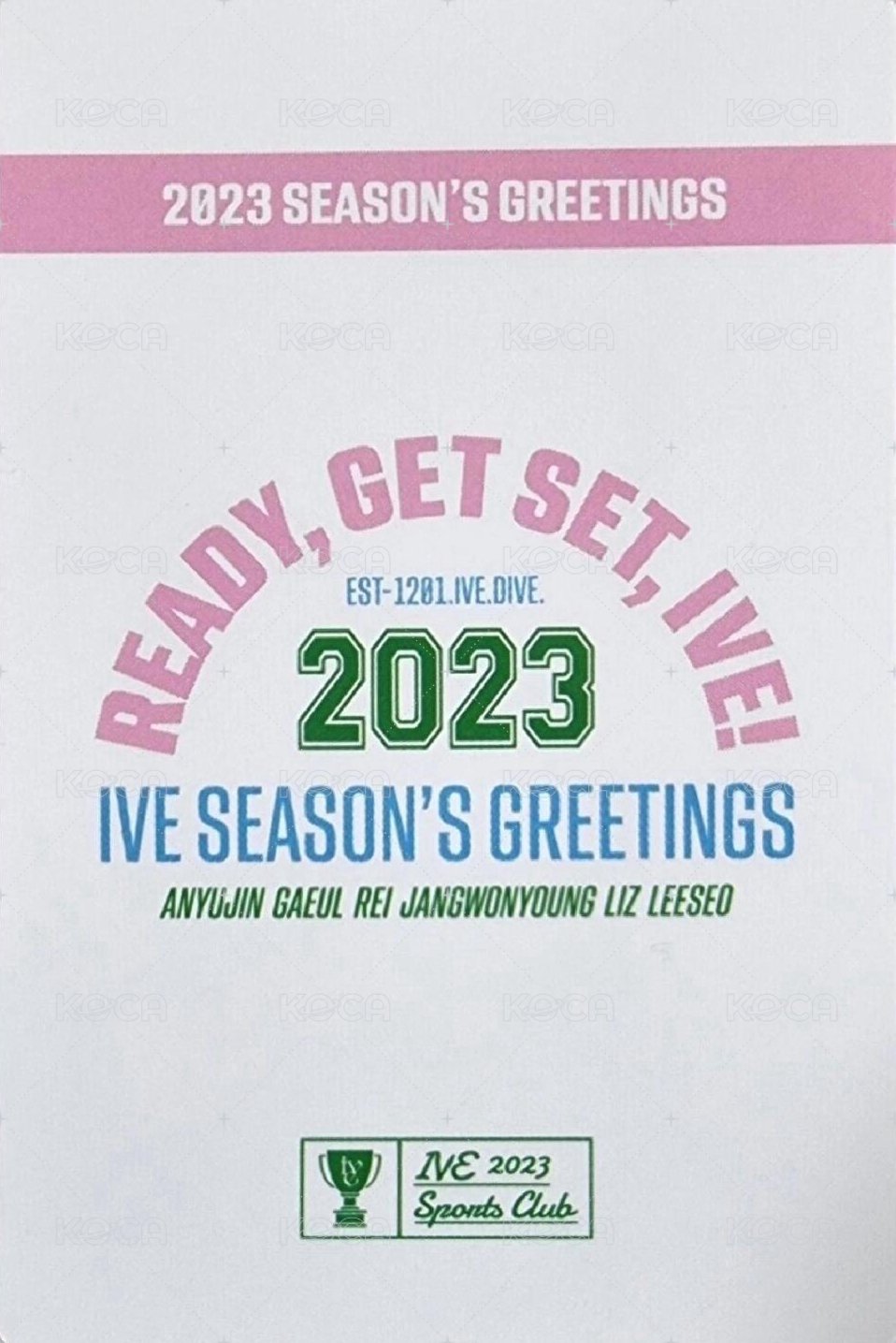 23年曆 sw 特典卡  背面