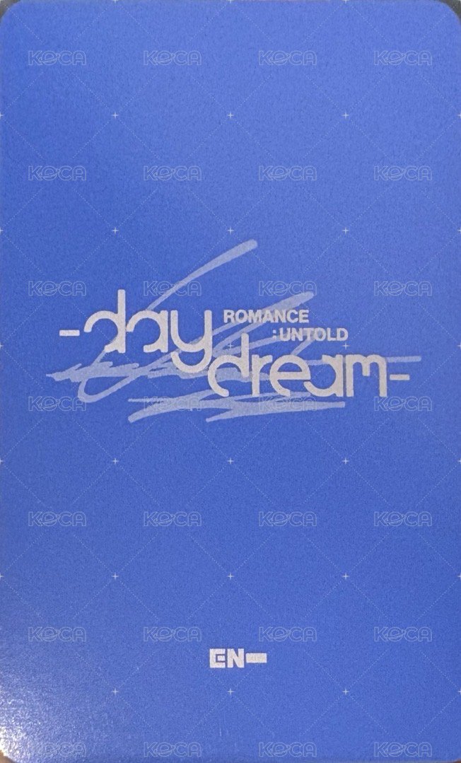 正二後續 專輯卡 專卡倫 背面