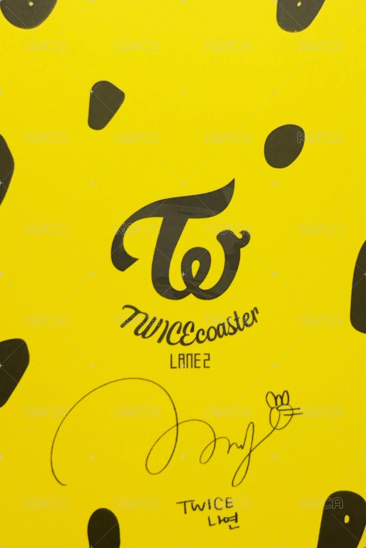 TWICEcoaster: LANE 2 專輯卡  背面