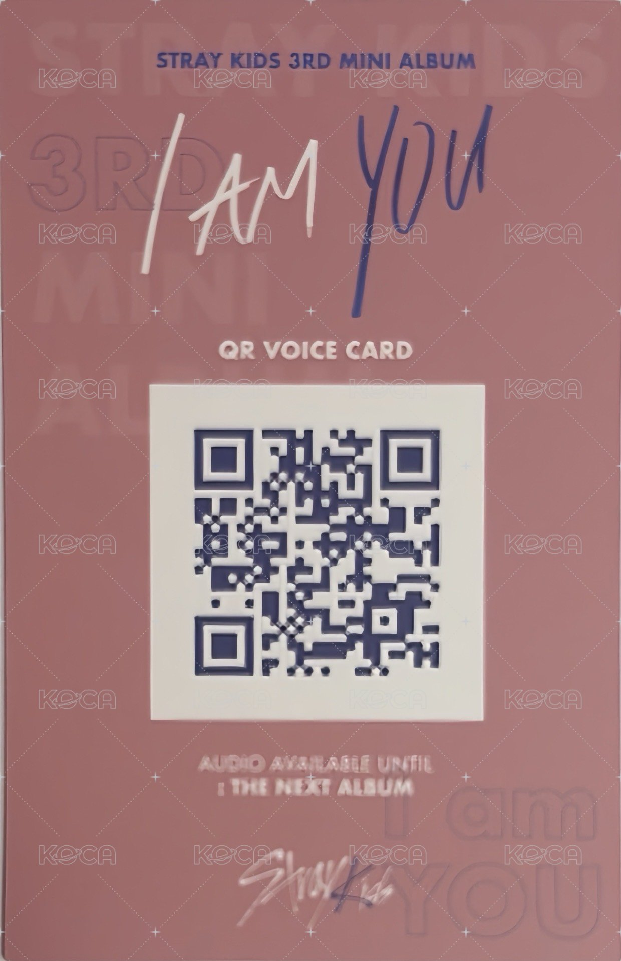 I am YOU 專輯卡 C-2 ver. 背面