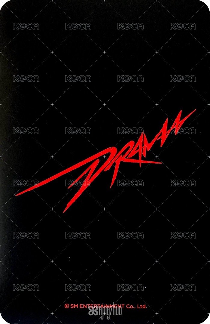 Drama sm 簽售卡 簽售冬 背面
