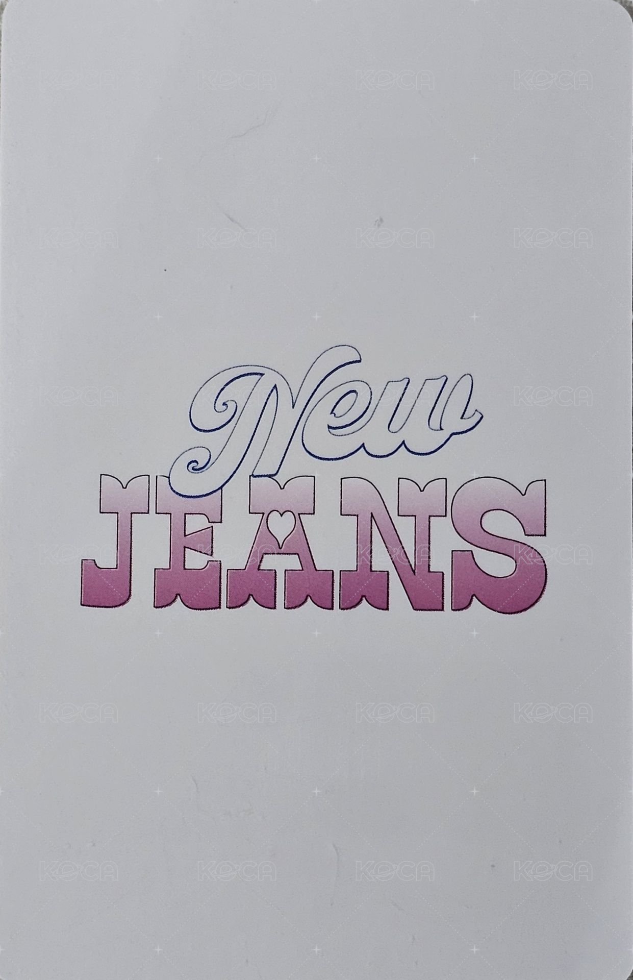 Get Up yzy 2.0 簽售卡  背面