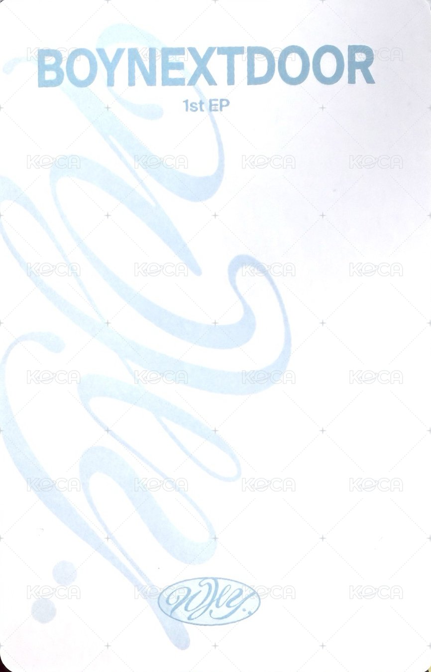 WHY.. yzy 1.0 特典卡 3 背面