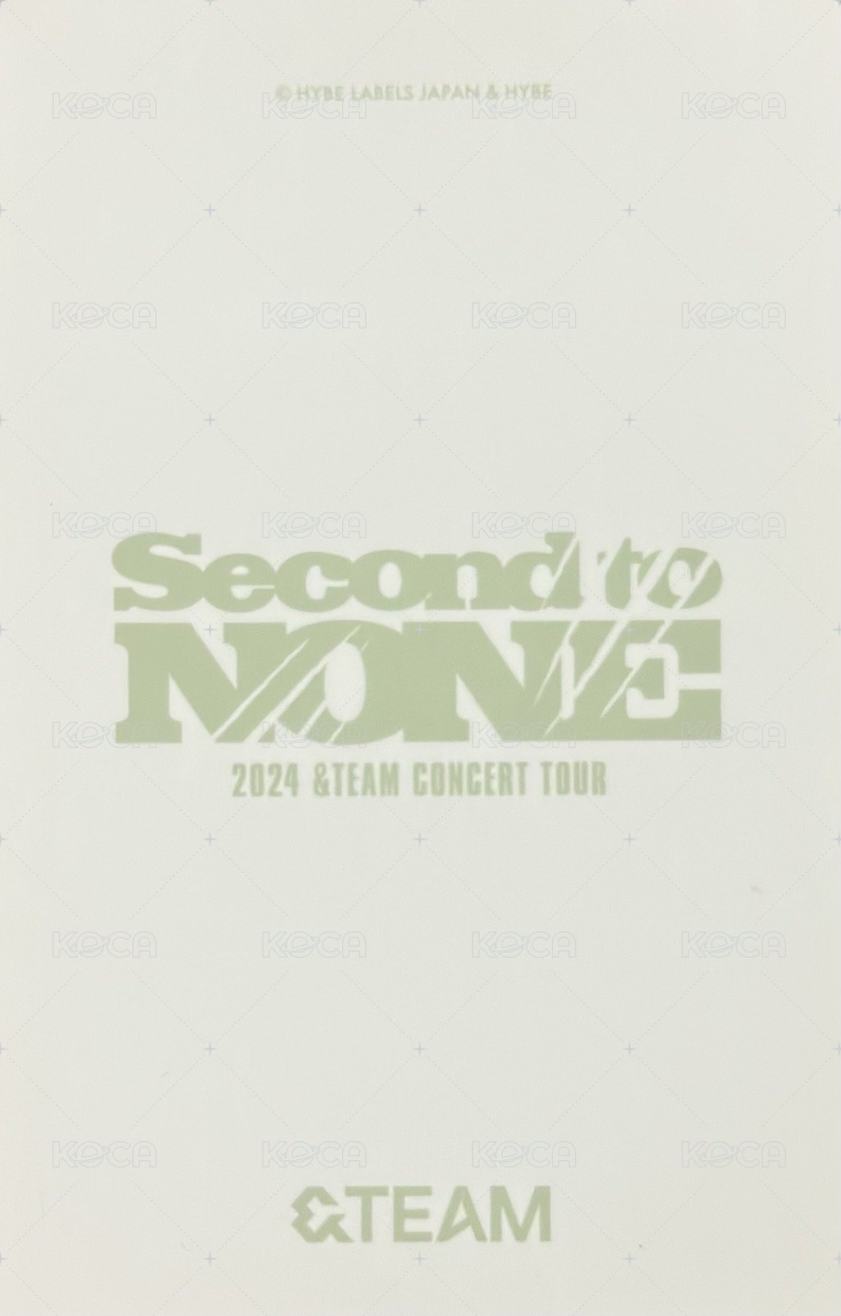 STN 隨機卡 PHOTO EXHIBITION 攝影展 背面