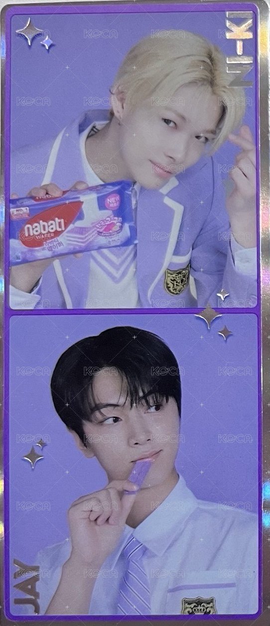 Nabati X ENHYPEN 代言卡 星力 正面