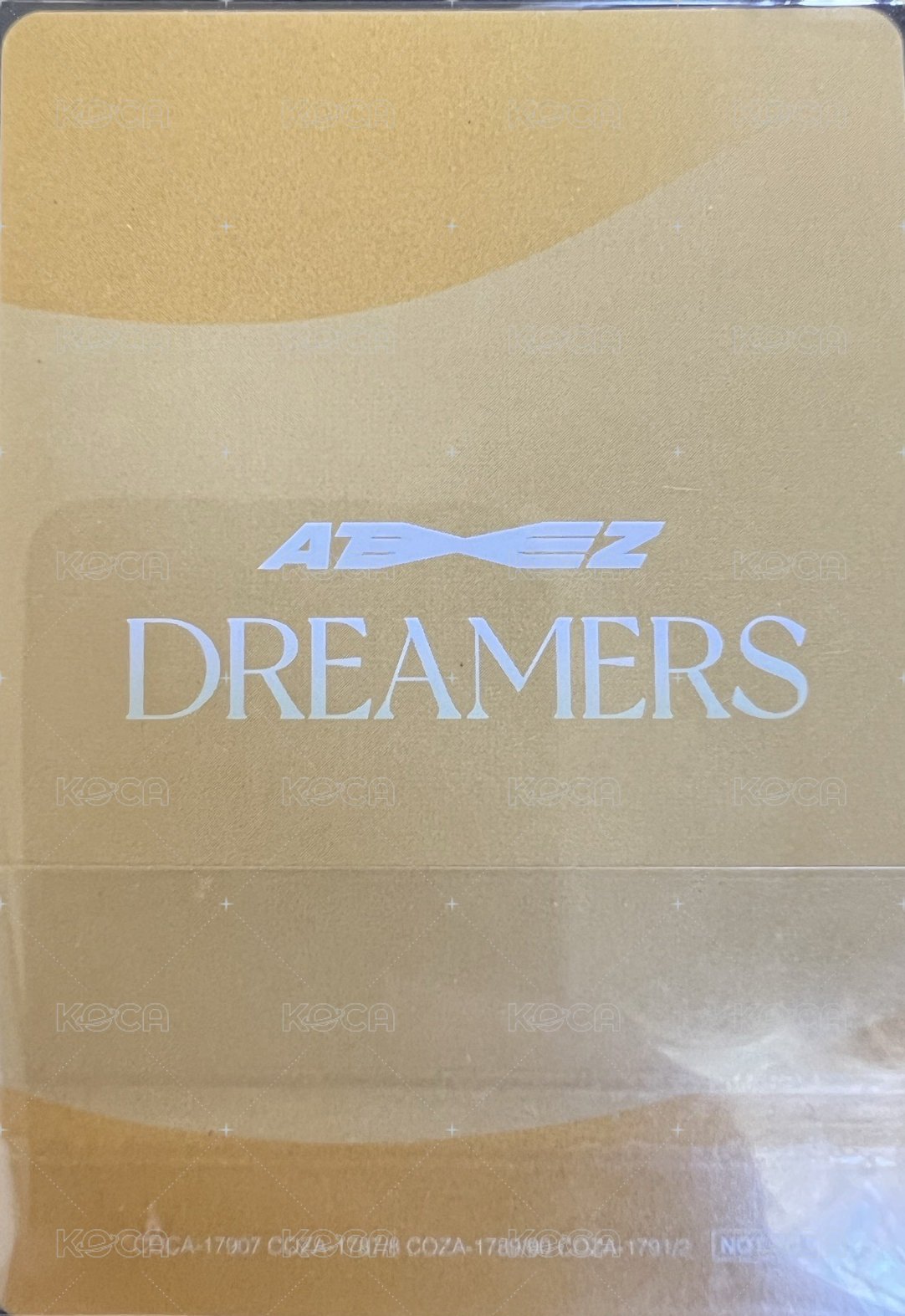 Dreamers 專輯卡  背面