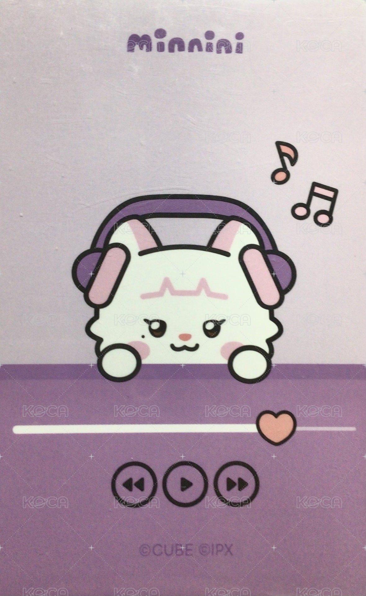 I SWAY cube 米妮 滿額卡  背面