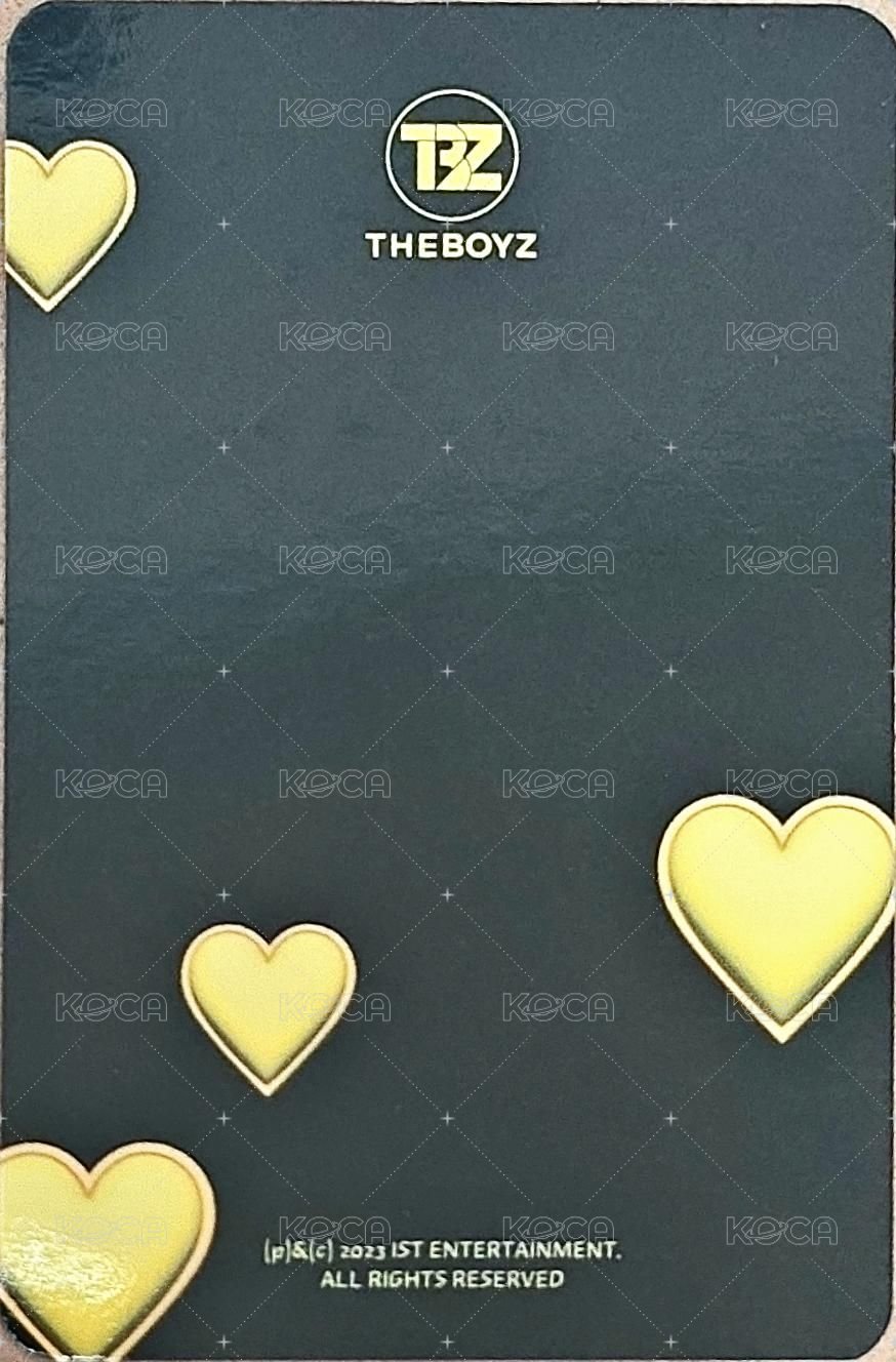 THE BOYZ OFFICIAL FANCLUB [THE B] 57| 會員禮卡  背面