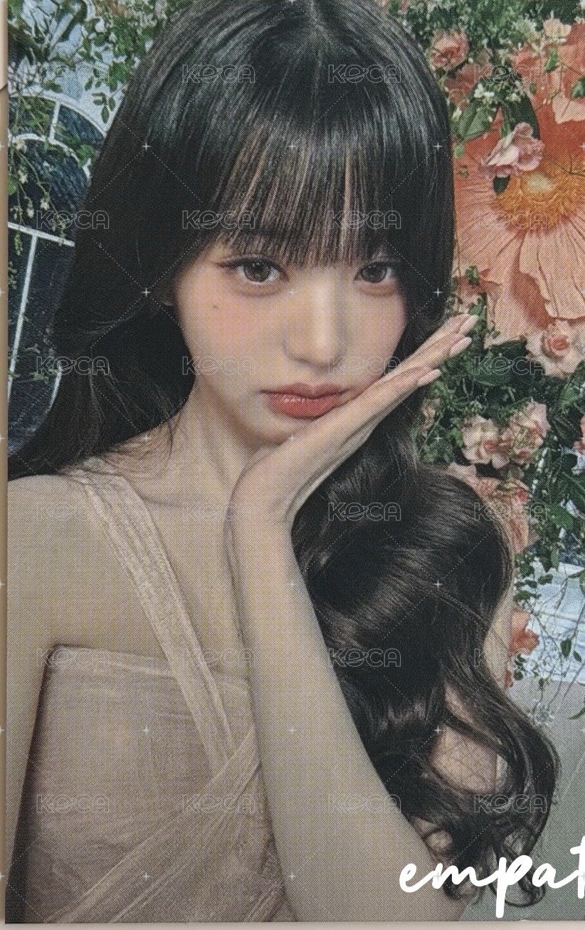 WONYOUNG x KERASTASE卡詩 代言卡 卡詩 4.0 正面