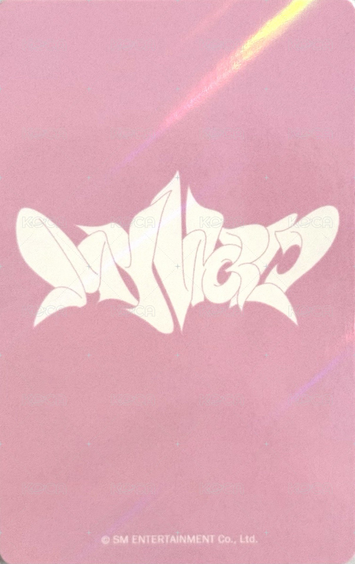 MY WORLD kms 2.0 簽售卡 V2柚 背面