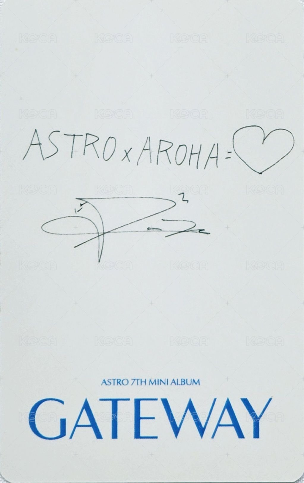 迷七 塔店 特典卡  背面