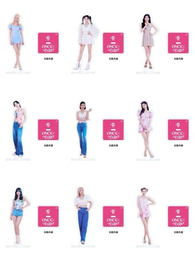 TWICE 日本週邊 2022 ONCE DAY 立牌