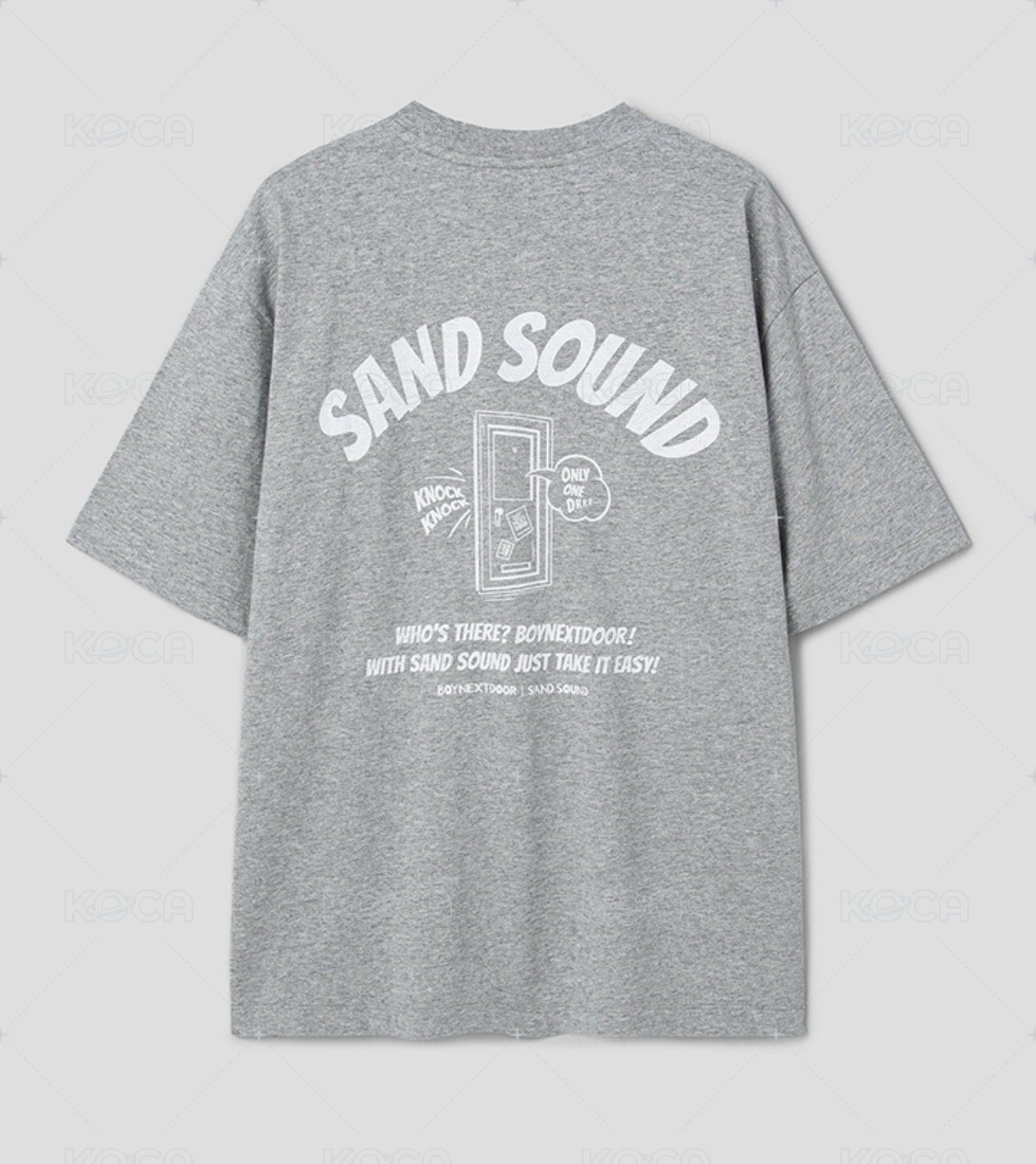 寬版短袖 T 恤 灰