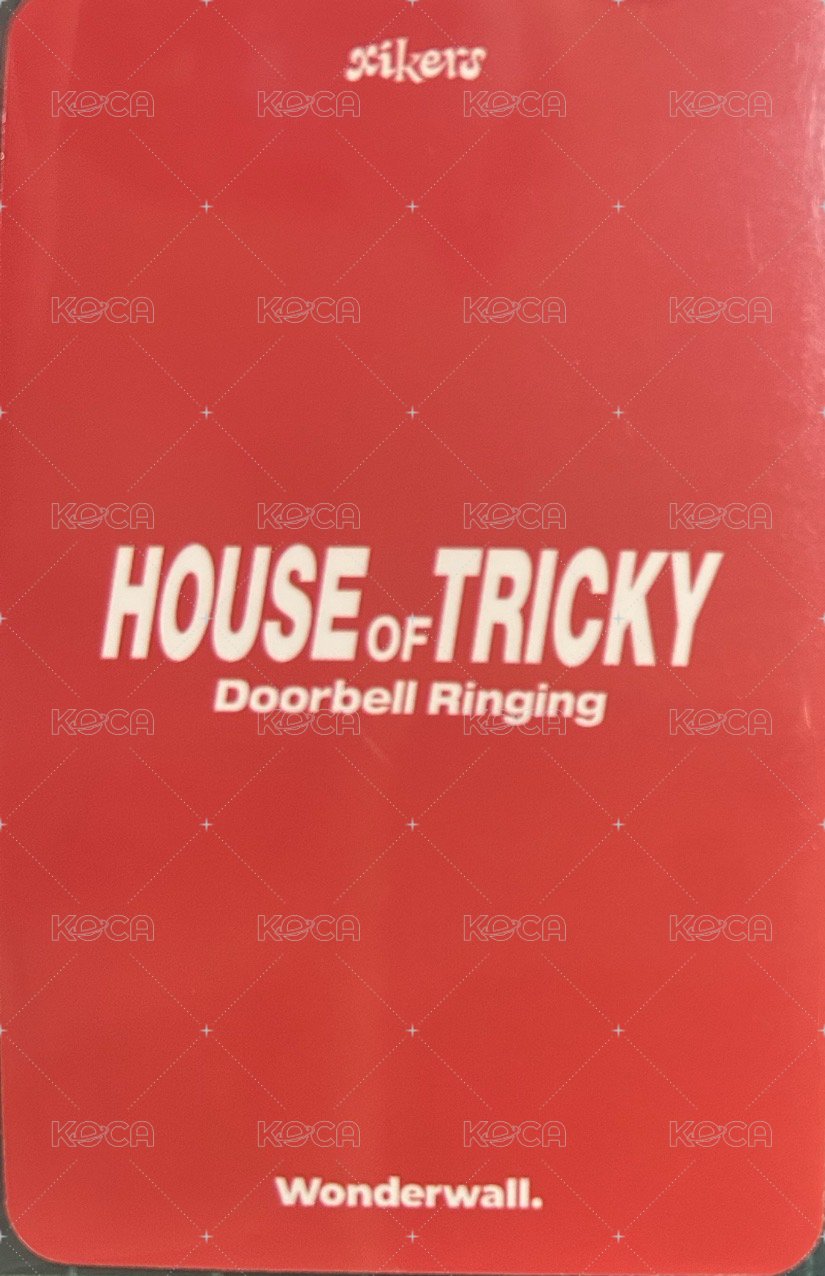 迷一 wonderwall 簽售卡  背面