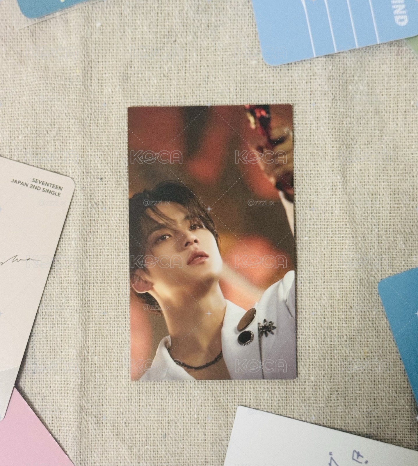 SEVENTEEN 珉奎 MINGYU 正四hanabi場限 特典卡 環球 火炬奎