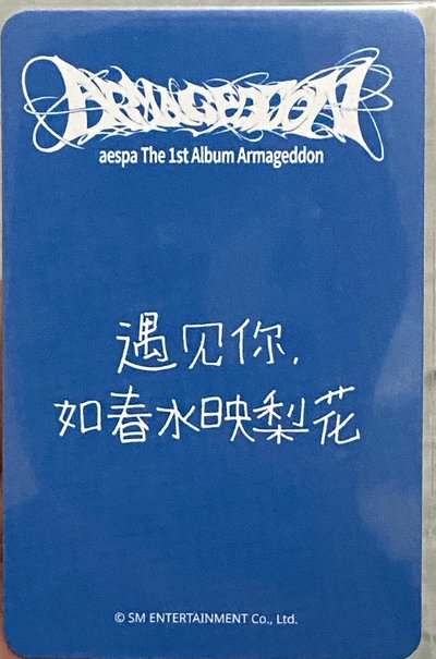 🀄️Armageddon 遇見你如春水映梨花