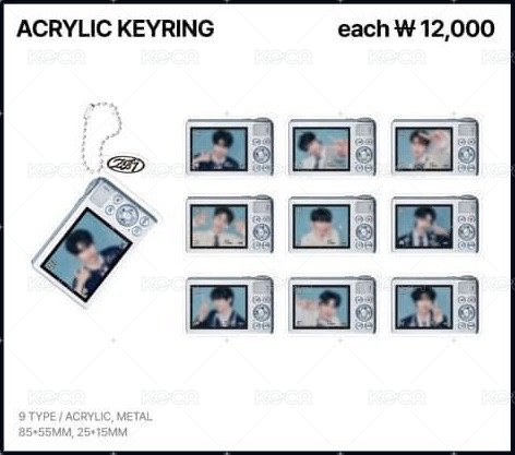 相機壓克力鑰匙圈