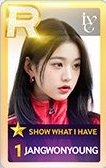 SHOW WHAT I HAVE 遊戲卡 