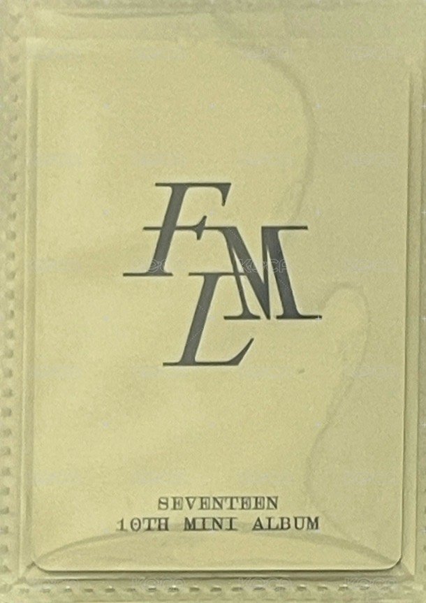 MINI10 yzy 簽售卡 ｜一直娛D簽售 背面