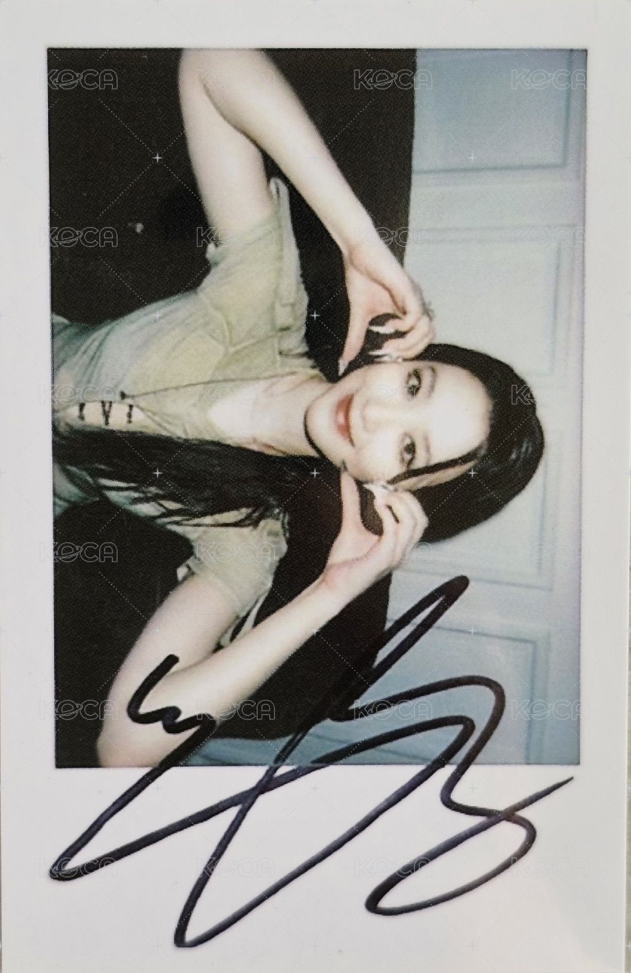 We are ny 上海線下 簽售卡 拍立得 正面