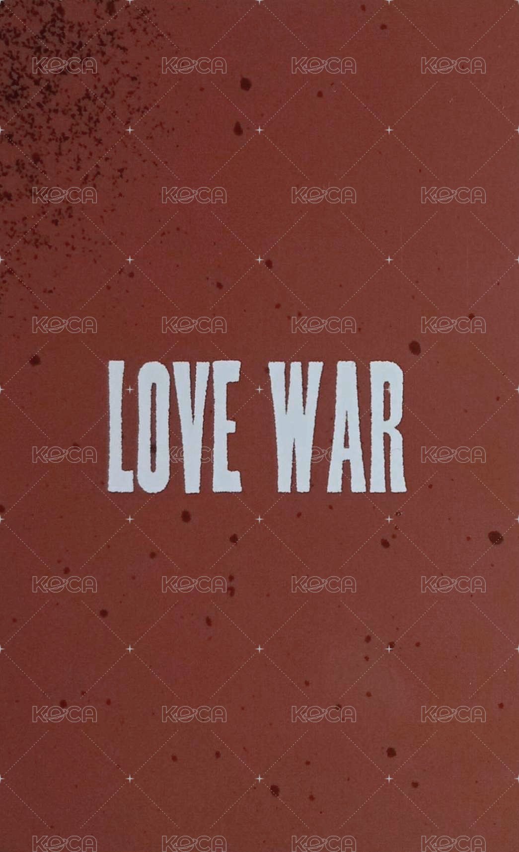 Love War 專輯卡 WAR ver. 背面