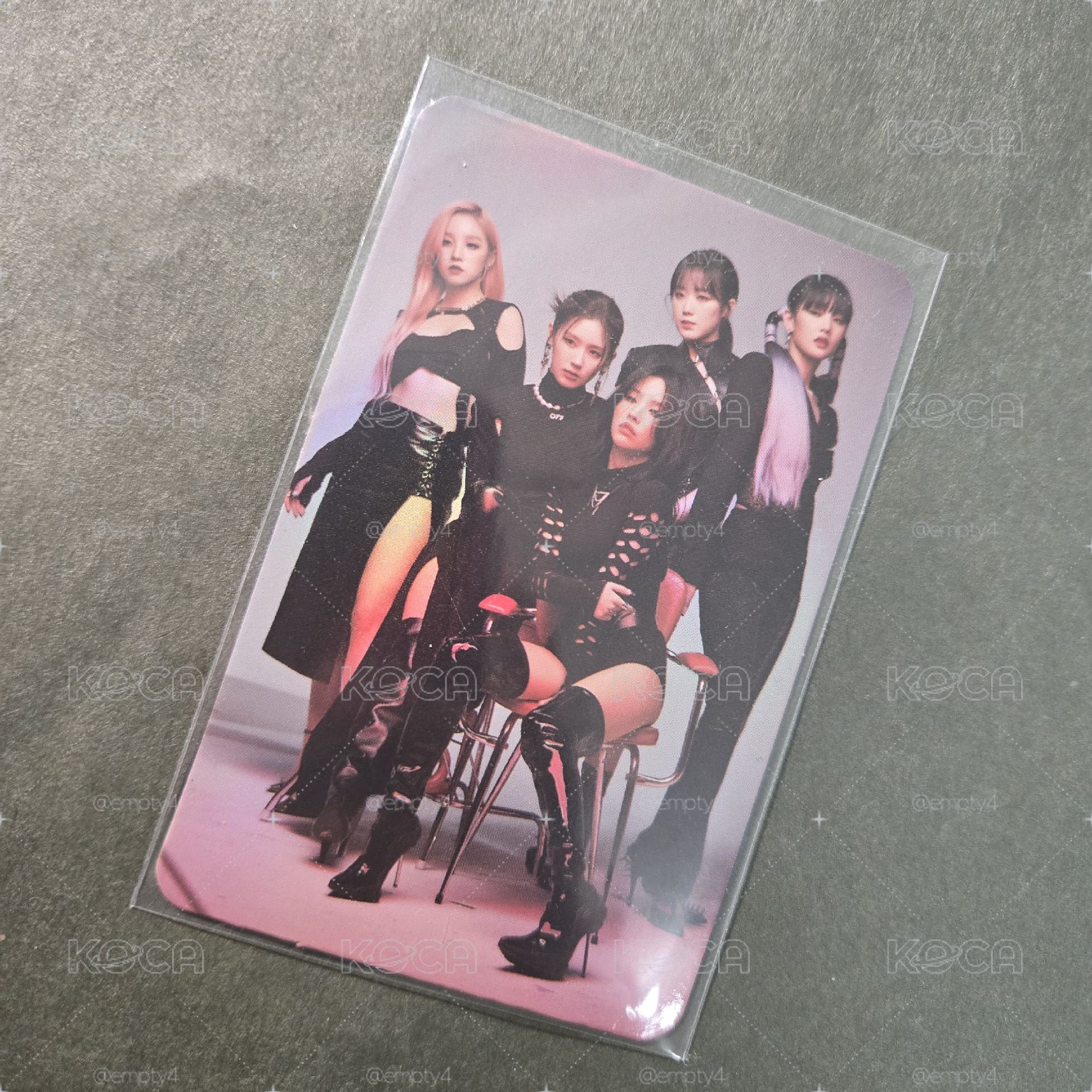 i-dle I Never Die KMS團體閃卡