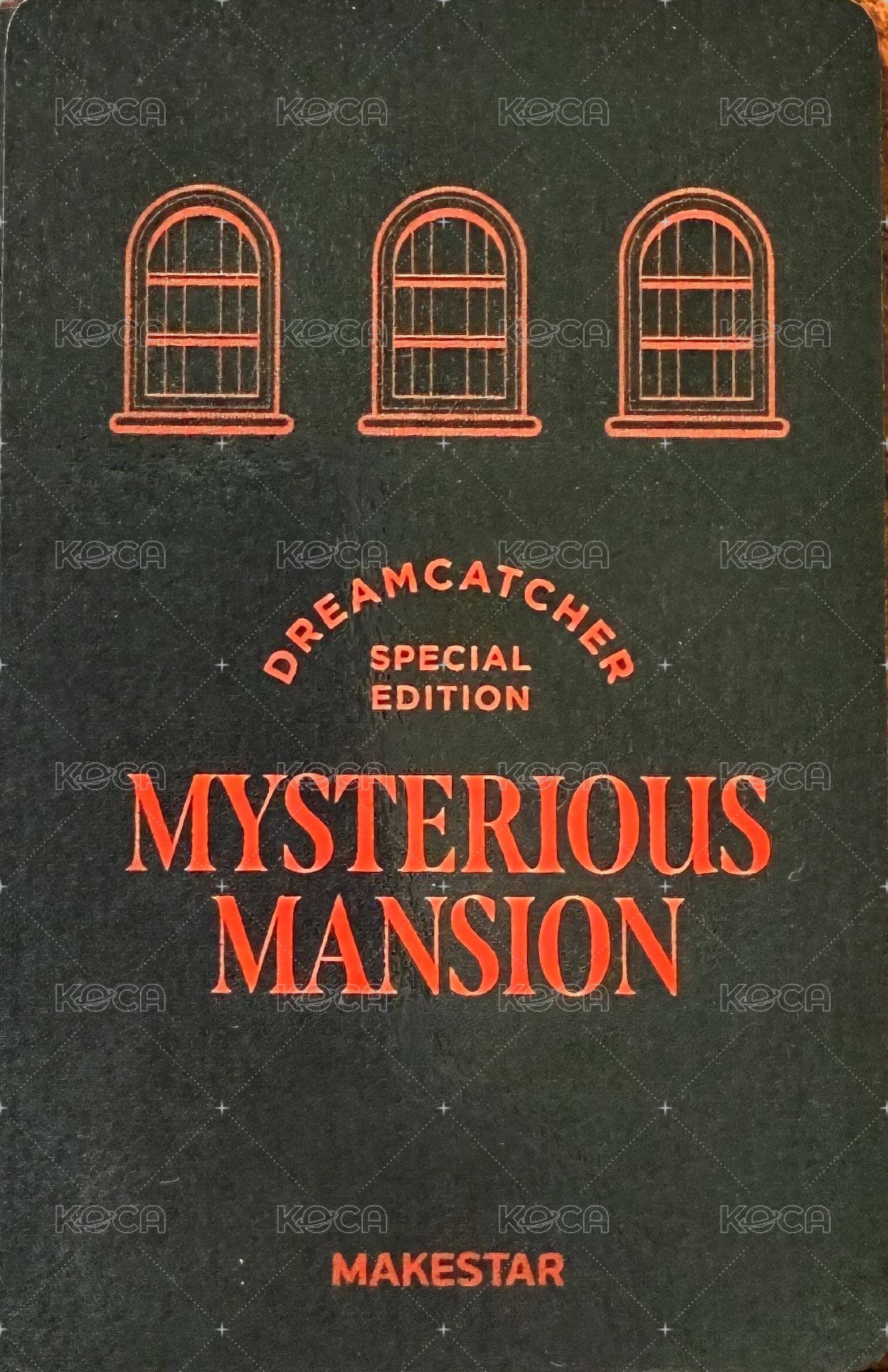 Mysterious Mansion ms 簽售卡 閃卡 背面