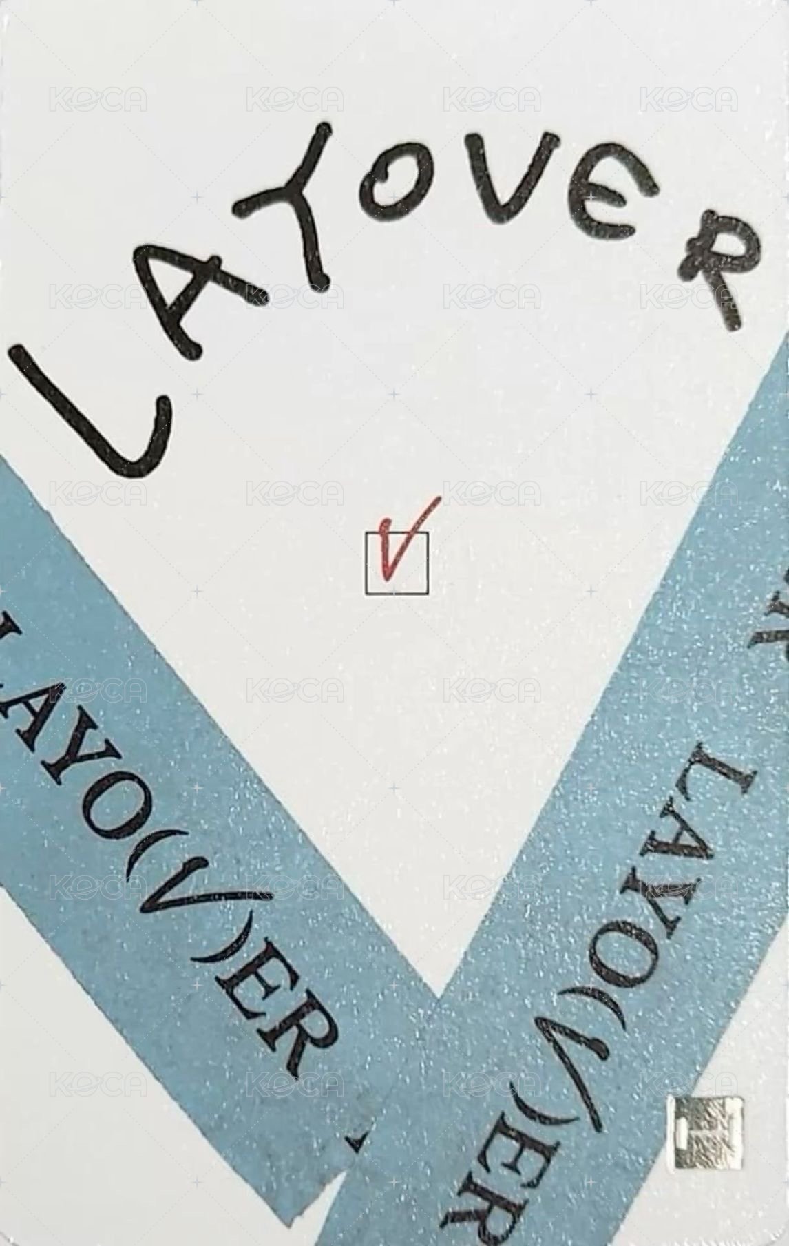 LAYOVER m2u 幸運卡  背面