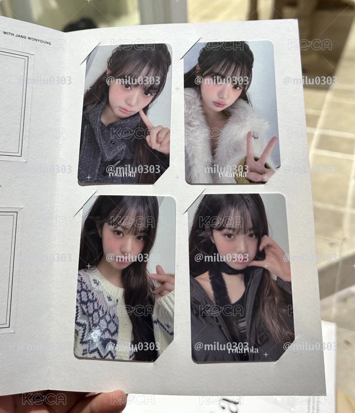 張員瑛 rolarola 7.0 代言卡