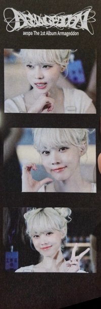 正規一 kms ver.3 簽售卡 咖啡廳花絮三宮格