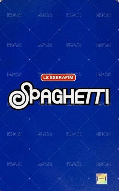 SPAGHETTI mmt 幸運卡  背面