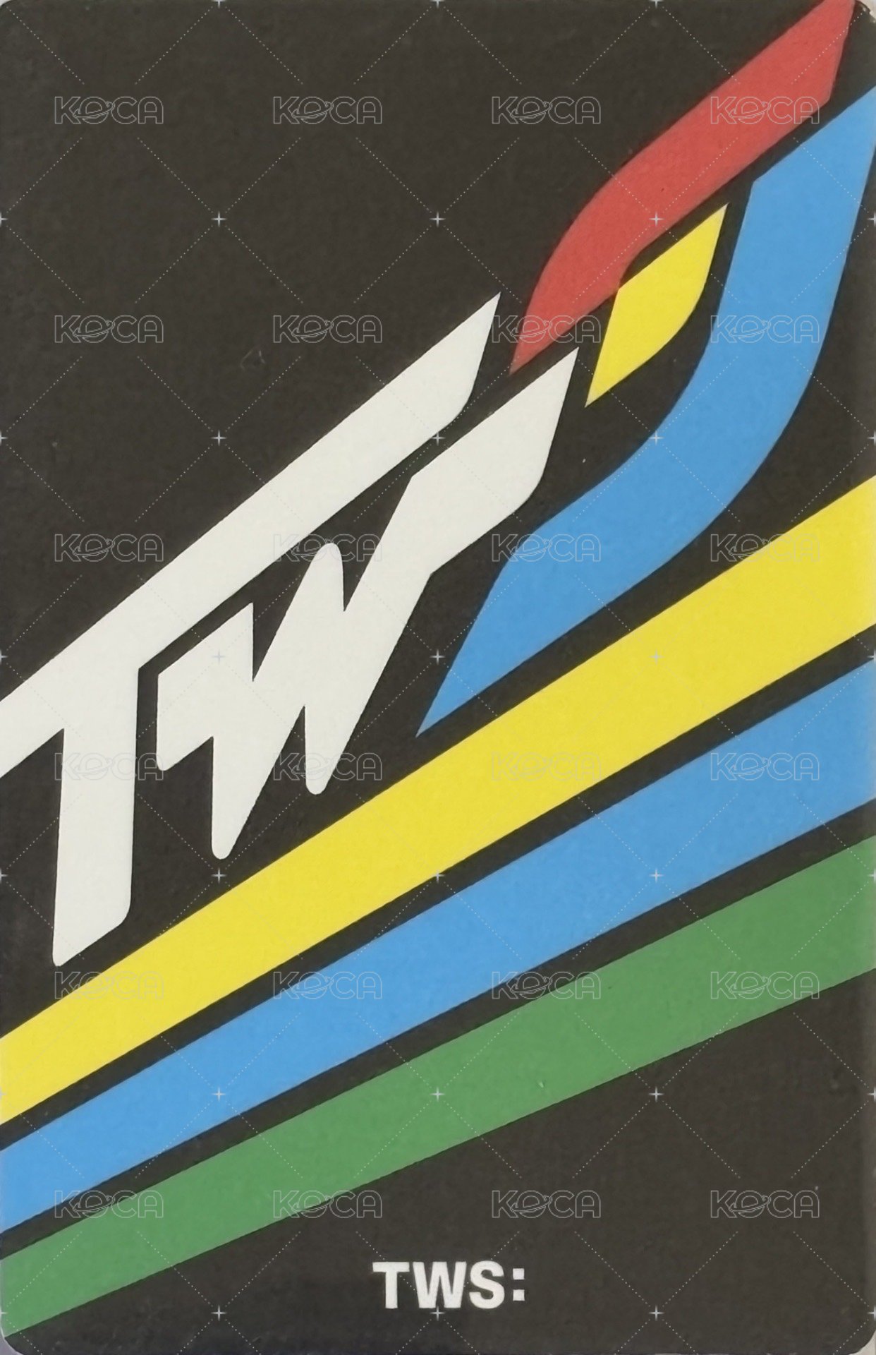 TRY WITH US 專輯卡 boY ver 背面