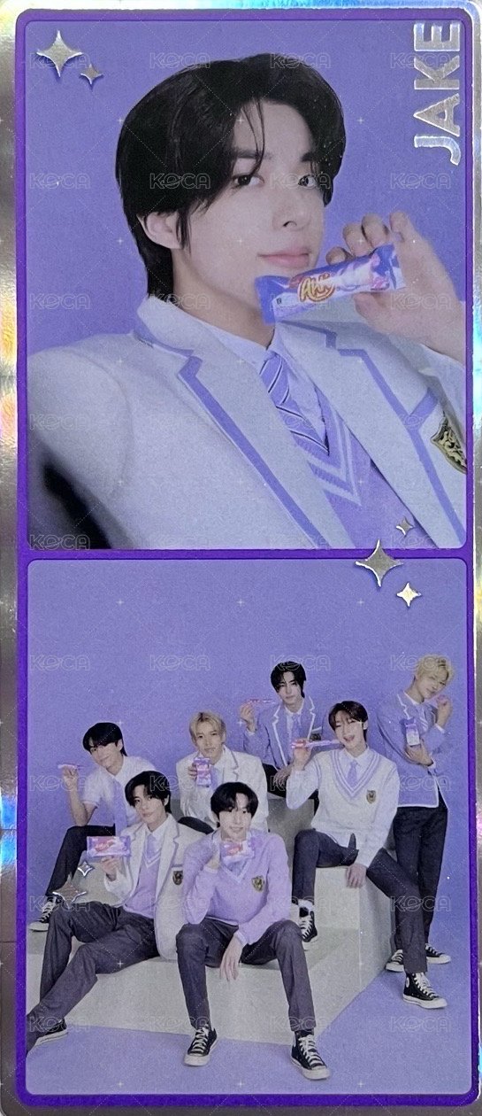 Nabati X ENHYPEN 代言卡 倫+團 正面