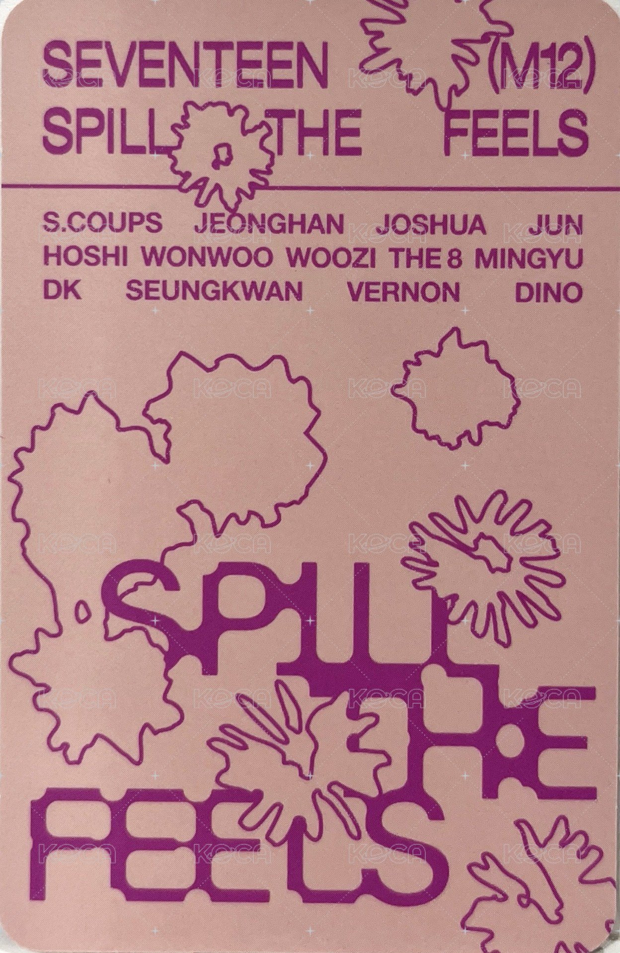MINI12 專輯卡 FEEL NEW ver. 背面