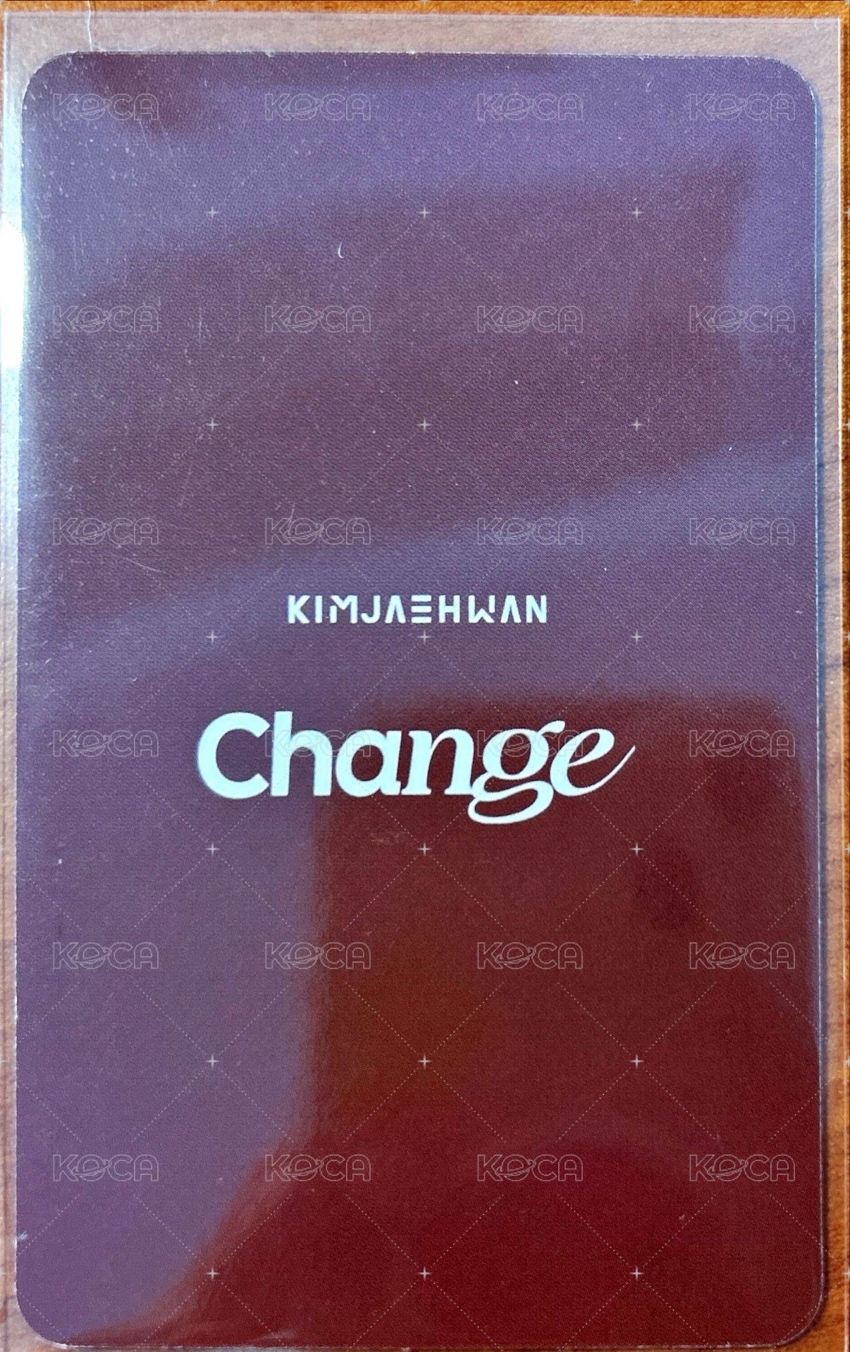 3rd Mini Album “Change” 新那拉 特典卡  背面