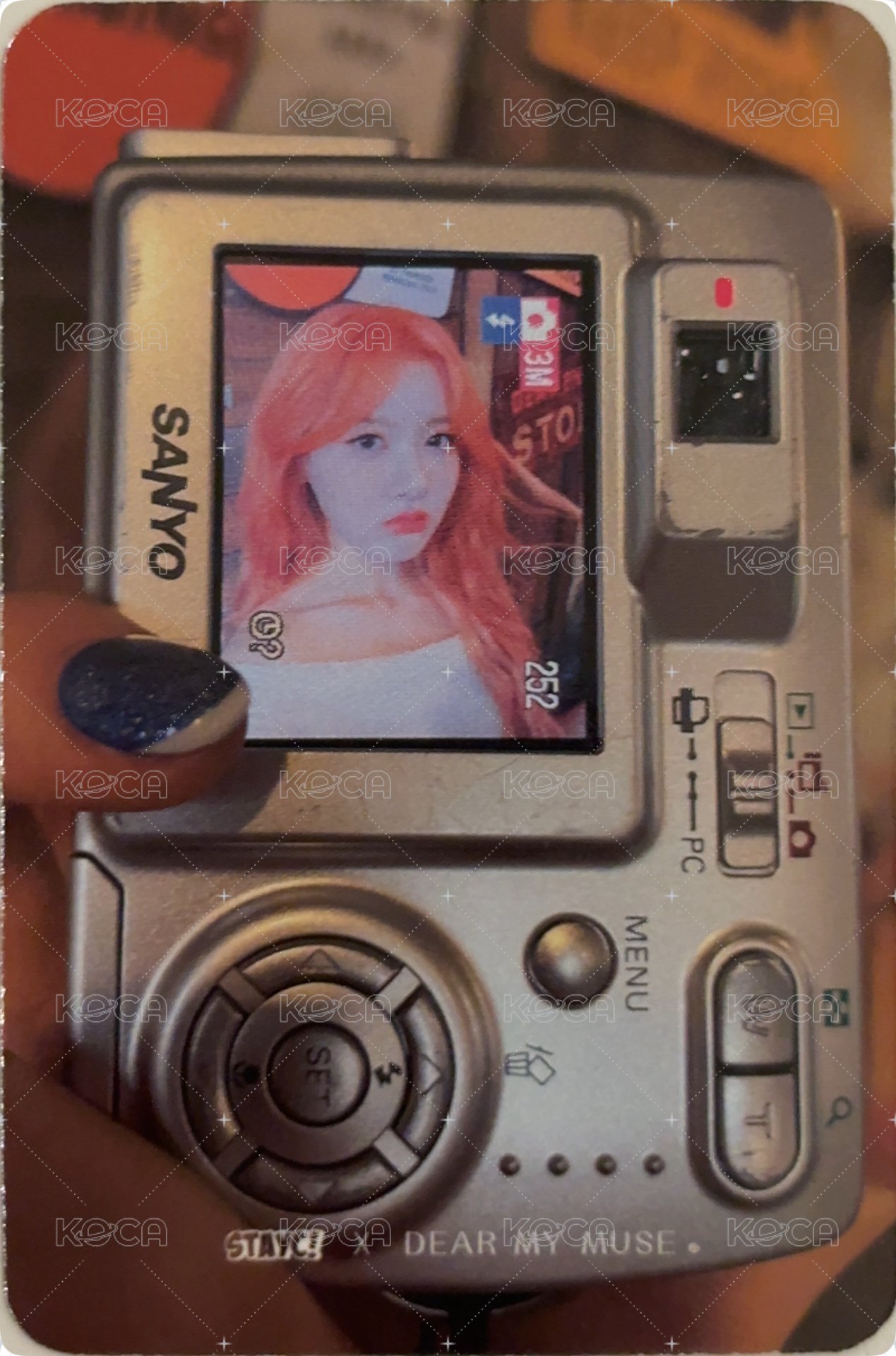 Bubble dmm 簽售卡 ccd蒽 背面