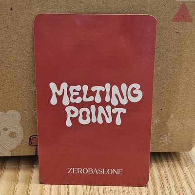 ZEROBASEONE MELTING POINT K4特典 棒棒糖 韓維辰 HAN YUJIN 