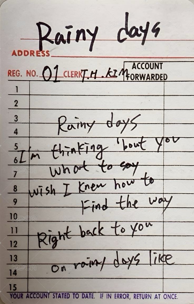 LAYOVER 專輯卡 電子專 背面