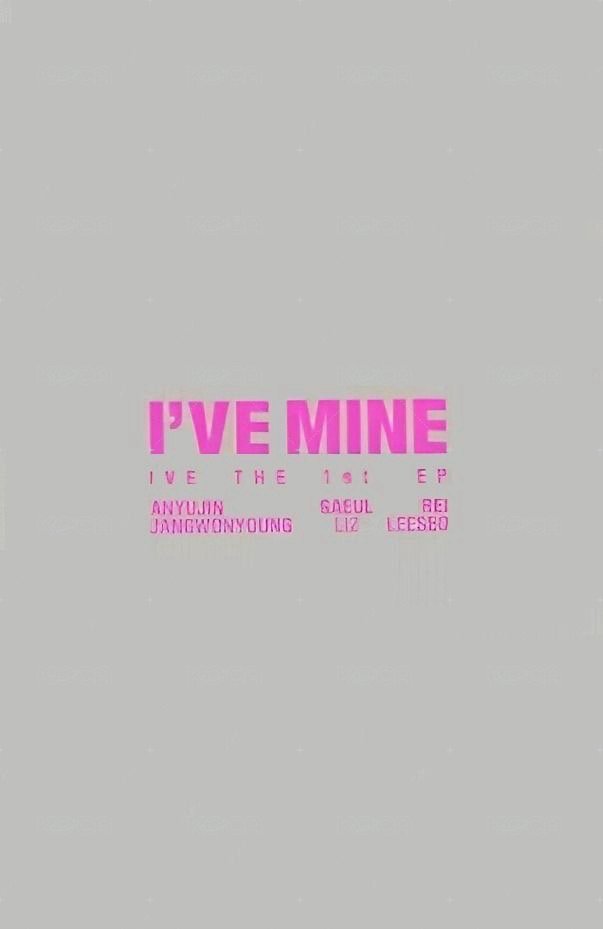 I'VE MINE 專輯卡 BADDIE ver. 專卡 背面