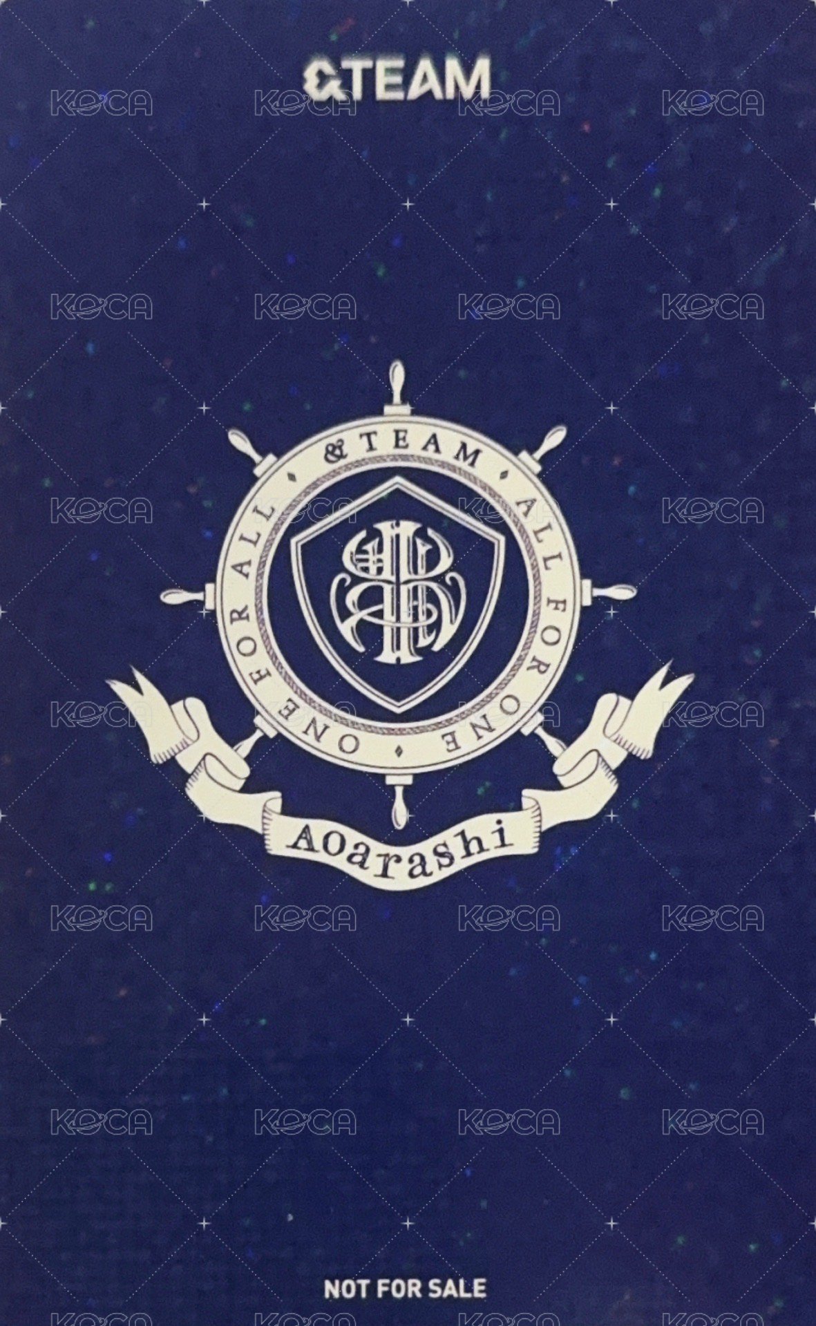 青嵐 環球 特典卡  背面