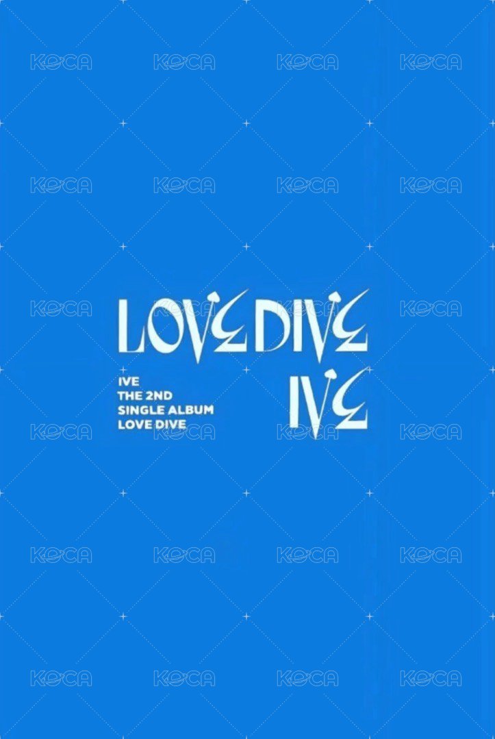 LOVE DIVE 專輯卡 藍版專卡 背面