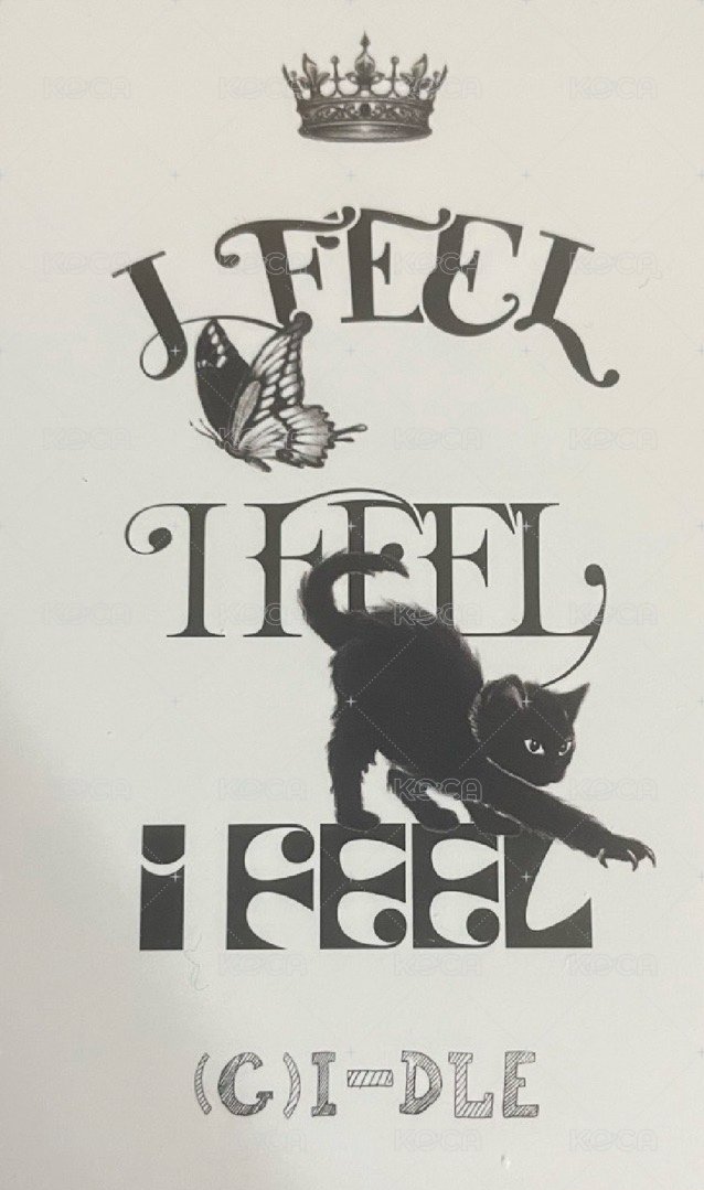 I feel 專輯卡 電子專專卡-摸頭刷 背面