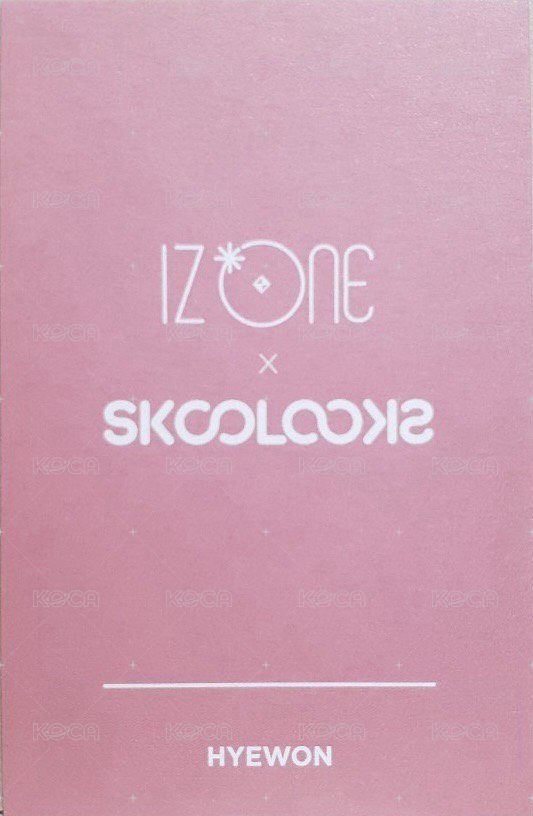 校服 代言卡  背面