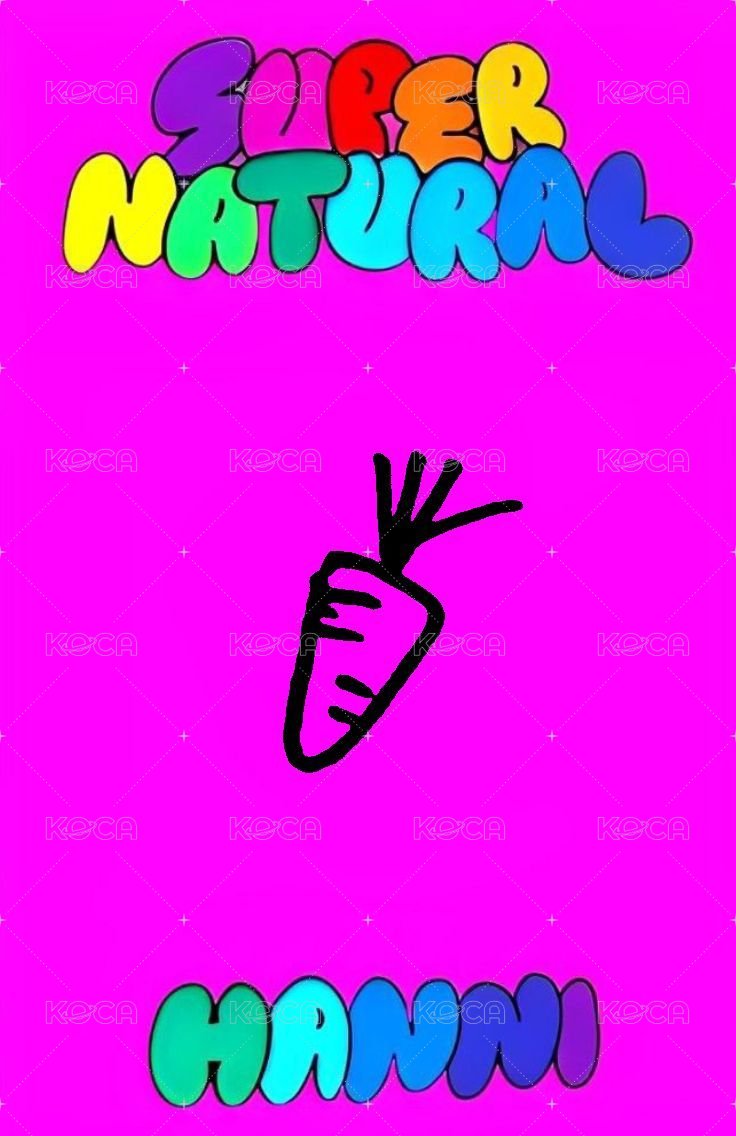 Supernatural 專輯卡 Hanni ver. 背面