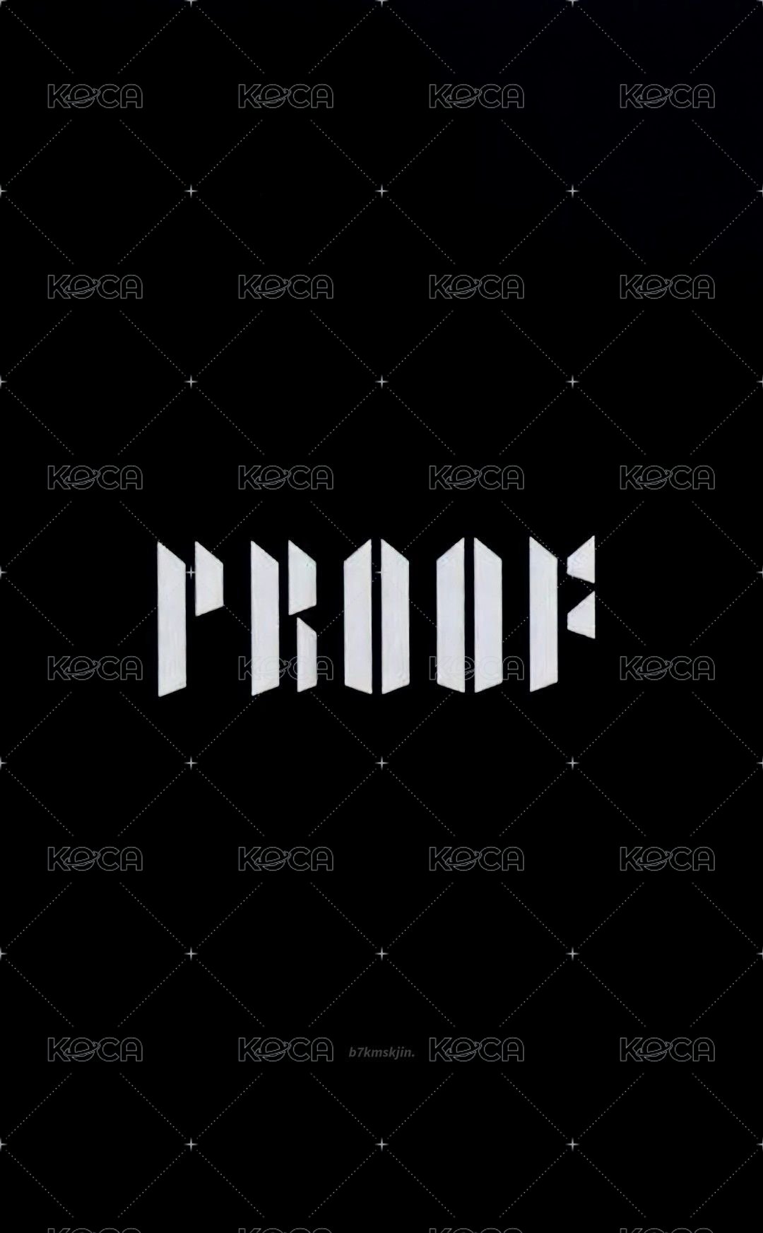 Proof 日咖 特典卡 愛心閃 背面