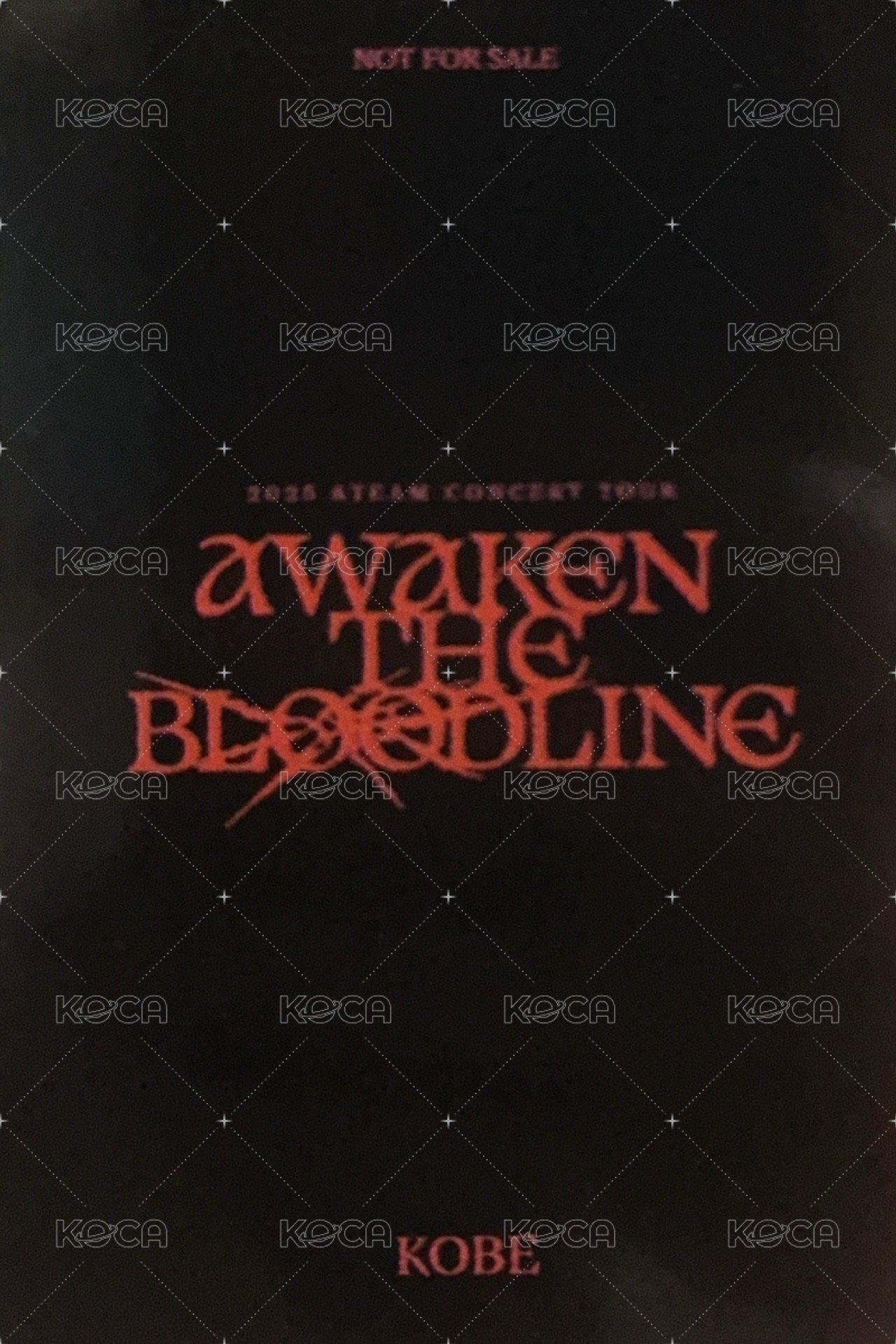 ATB 日咖 KOBE 兵庫場 幸運卡  背面