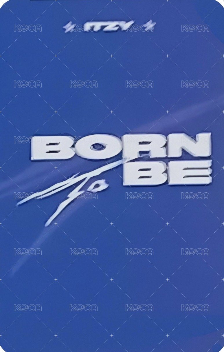 BORN TO BE sw 4.0 簽售卡 愛心眼鏡 背面