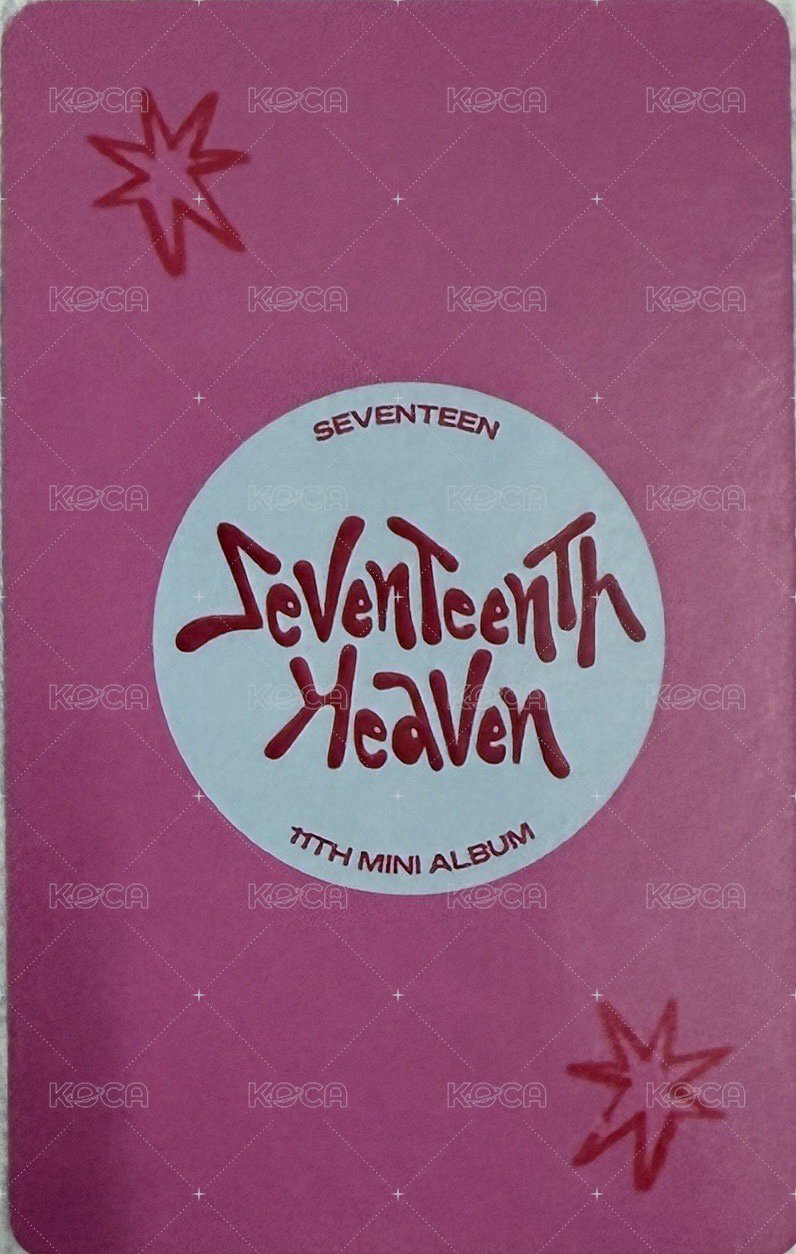 MINI11 日咖 Carat ver  特典卡 挑染碩 背面